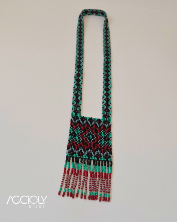 Colar Étnico de Miçangas Tchecas Modelo 3