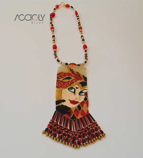 Colar de Miçangas Tchecas Mulher