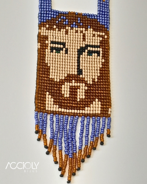 Colar Jesus de Miçangas Tchecas – Modelo 5