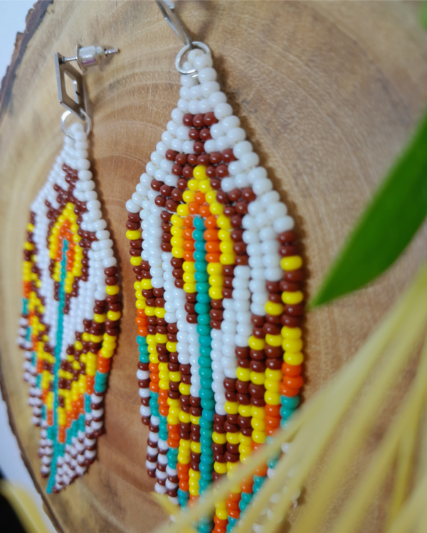 Brinco de Miçangas Tchecas Boho Chic