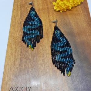Brinco de Miçangas Tchecas Cobra