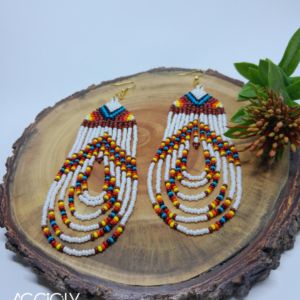 Brinco de Miçangas Tchecas Boho Chic