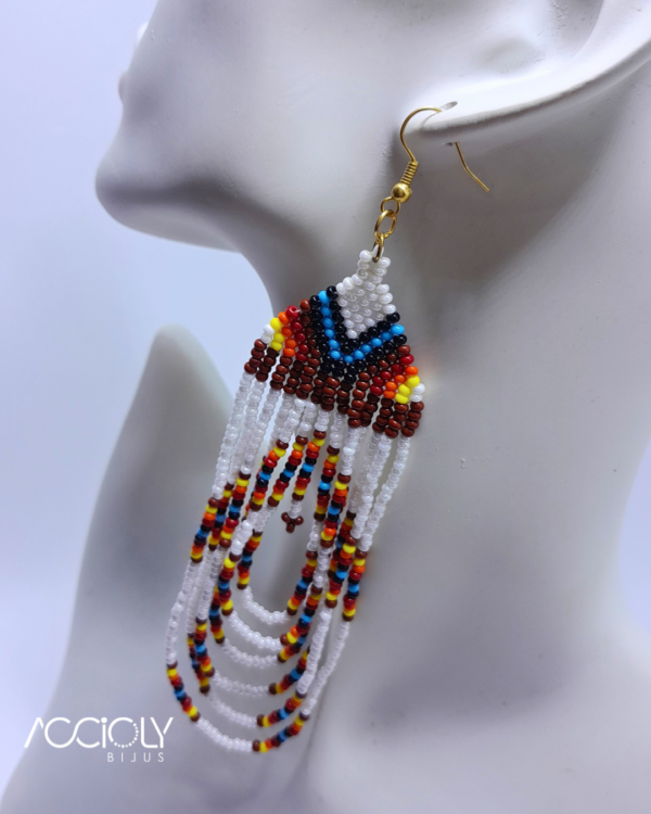 Brinco de Miçangas Tchecas Boho Chic