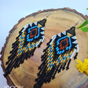 Brinco de Miçangas Tchecas Boho Chic