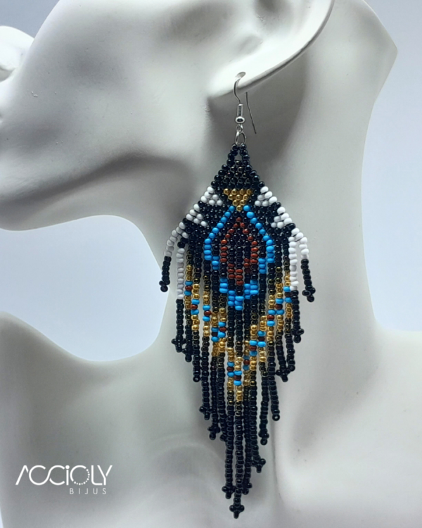 Brinco de Miçangas Tchecas Boho Chic