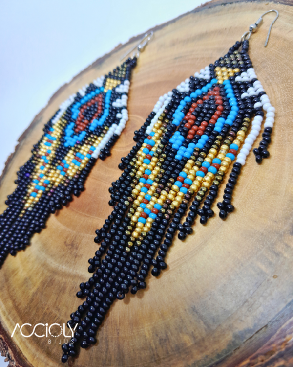 Brinco de Miçangas Tchecas Boho Chic