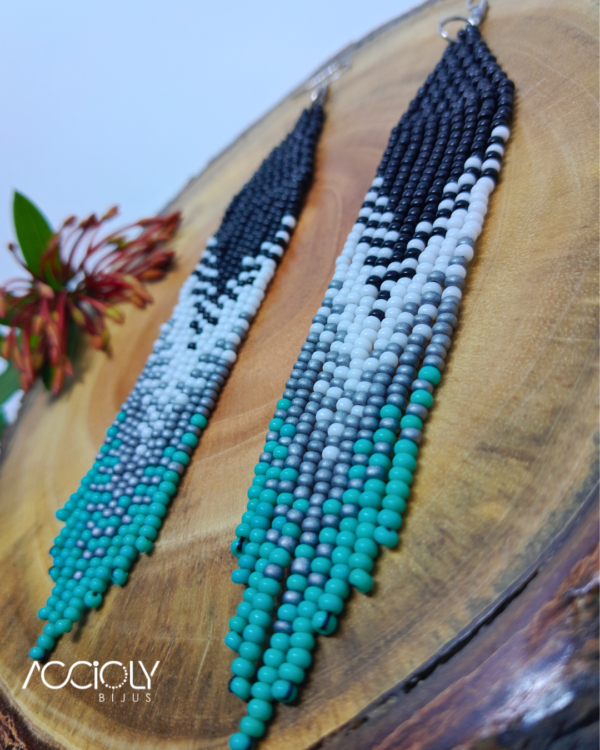 Brinco de Miçangas Tchecas Boho Chic