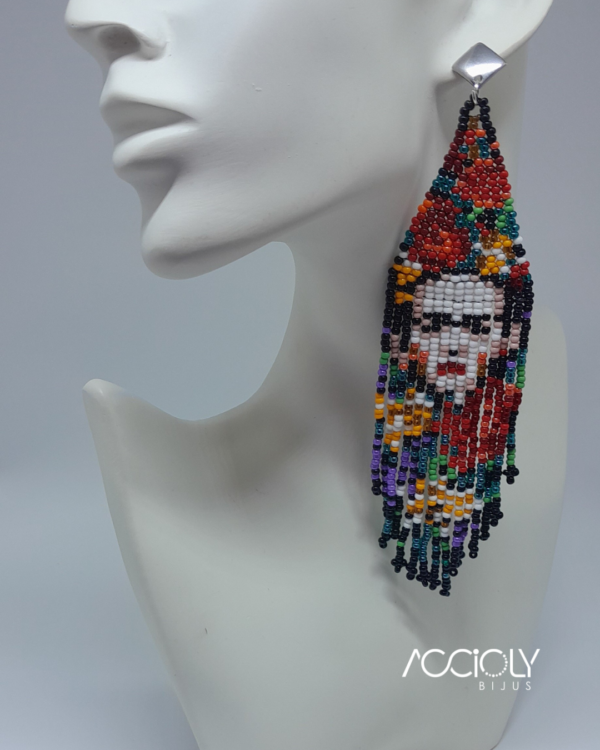 Brinco de Miçangas Tchecas Frida