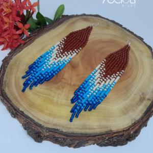 Brinco de Miçangas Tchecas Boho Chic