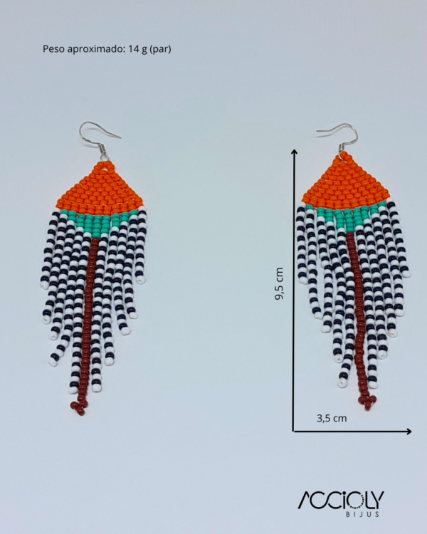 Brinco de Miçangas Tchecas Boho Chic