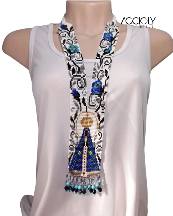 Colar de Miçangas Tchecas Nossa Senhora Aparecida