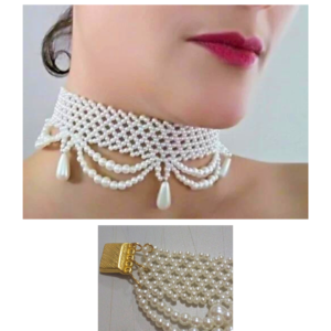 Choker de Pérolas Elegante