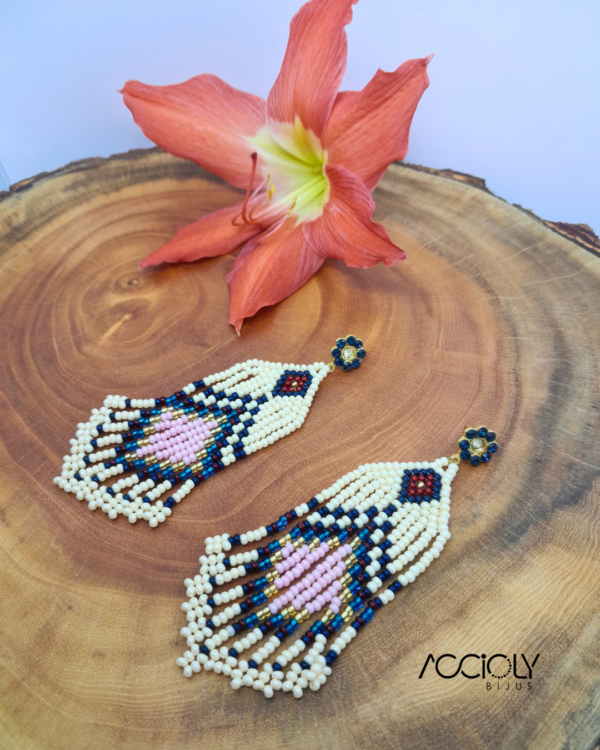 Brinco Boho Chic glamour