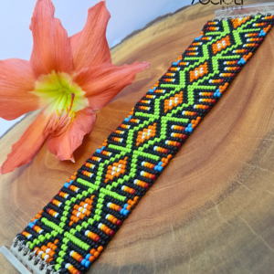 Bracelete étnico de miçangas tchecas