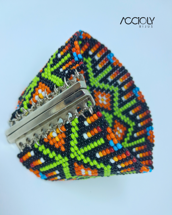 Bracelete étnico de miçangas tchecas