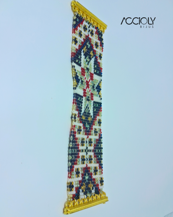 Bracelete elegante de miçangas tchecas