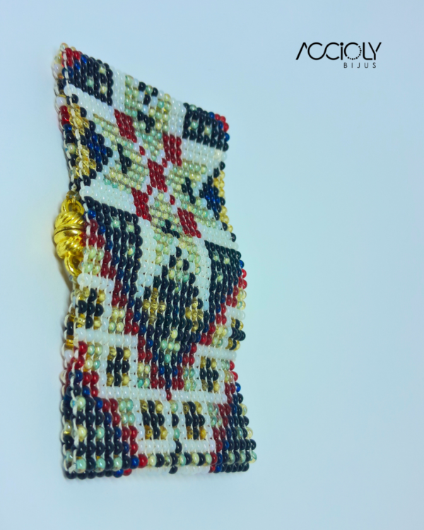 Bracelete elegante de miçangas tchecas