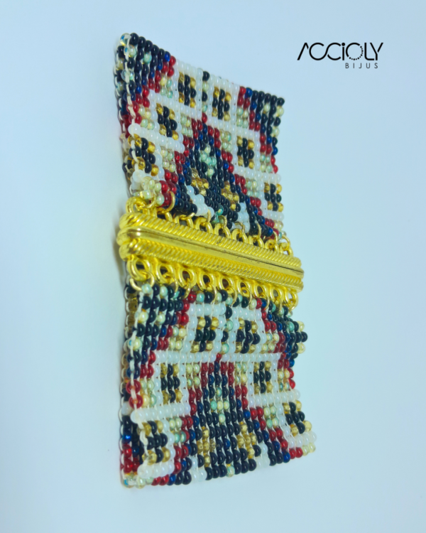 Bracelete elegante de miçangas tchecas
