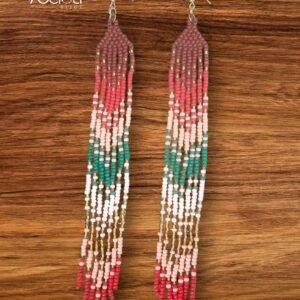 Maxibrinco Boho Alongado de Miçangas Tchecas